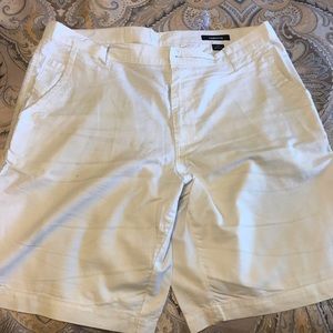 White shorts size 34